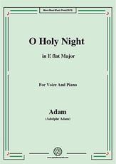 O Holy night cantique de noel  Vocal Solo & Collections sheet music cover